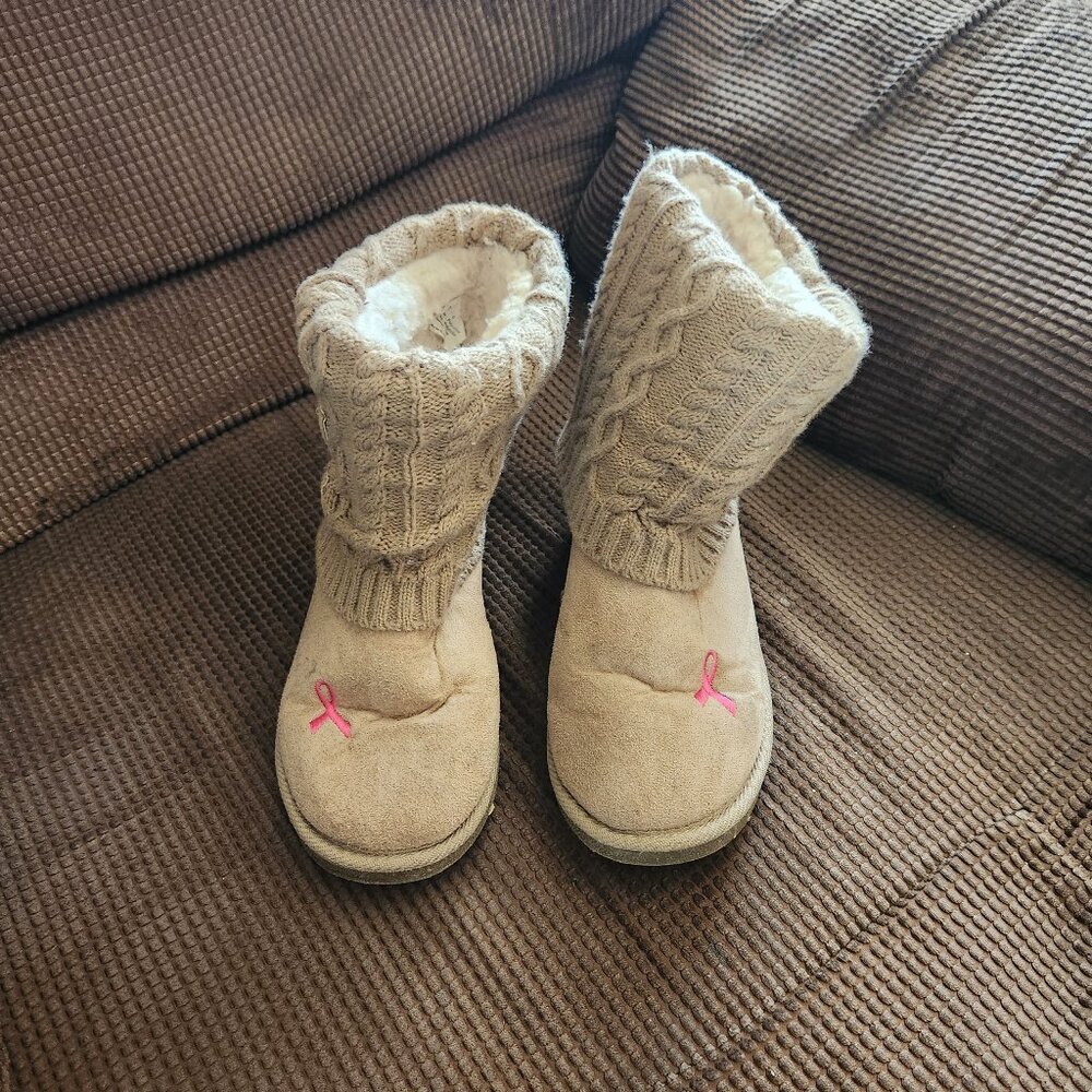 Womens Size 8 Breast Cancer Winter Boots